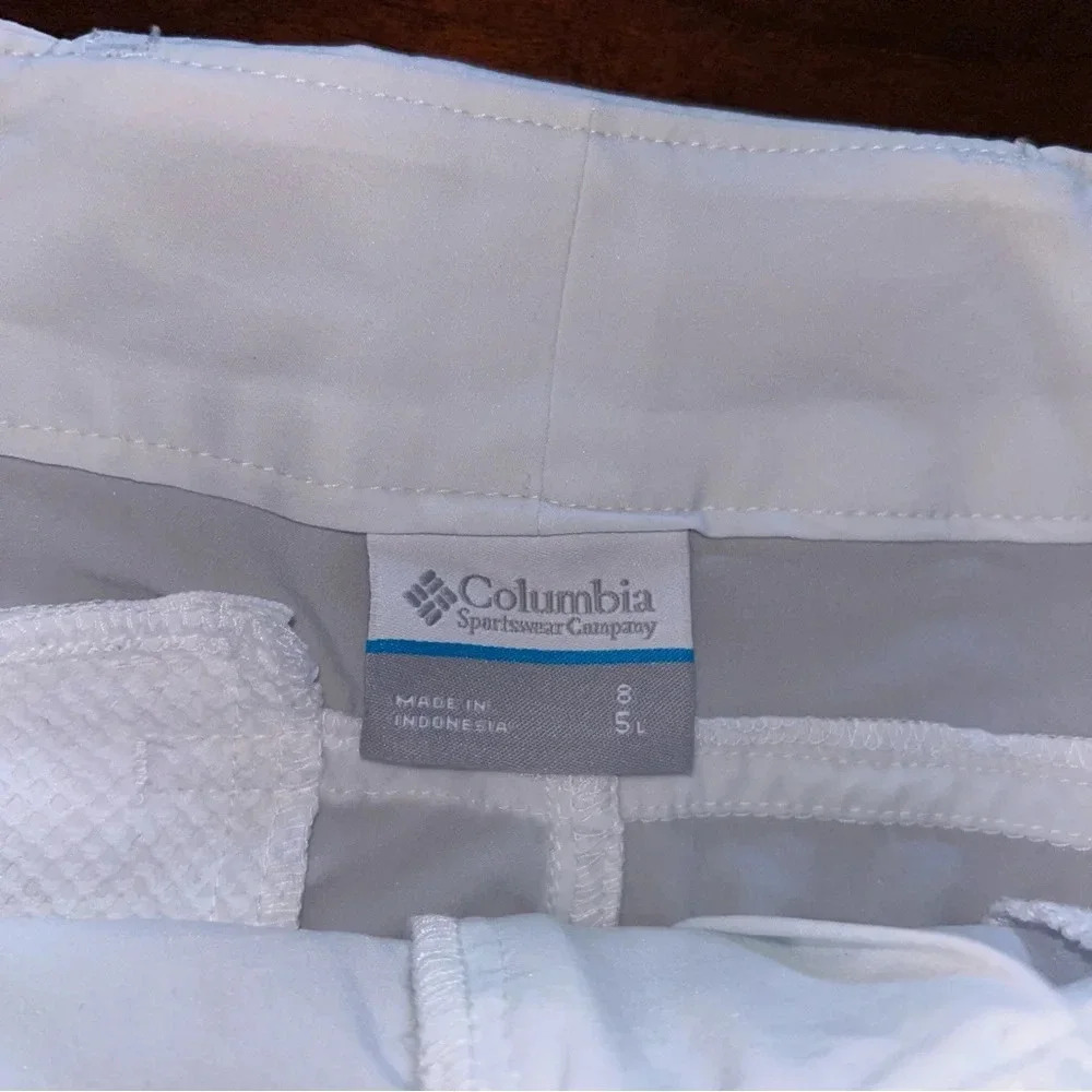 Columbia Coral Point III 5” White Shorts Hiking Outdoors Fishing - Picture 6 of 6